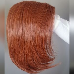 Red hair bob wig